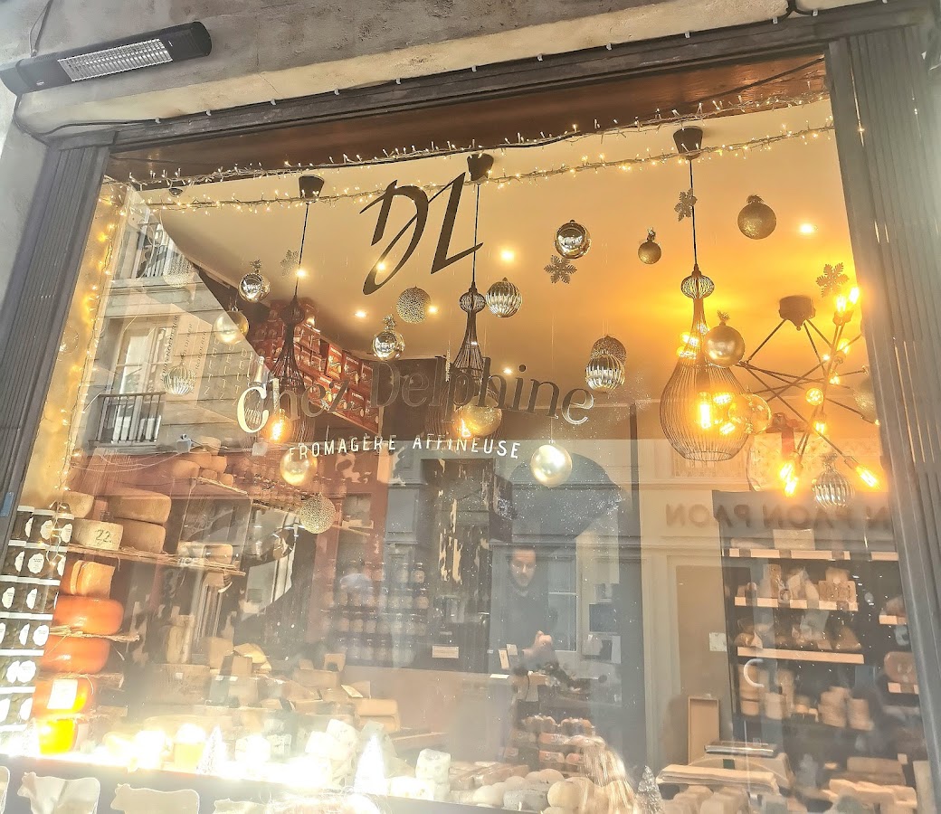 Vitrine de fromages affinés